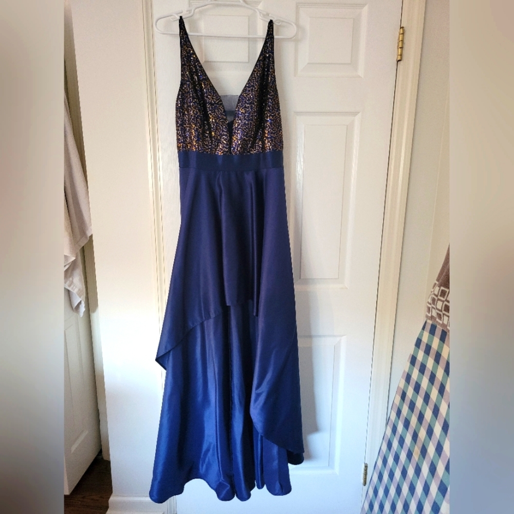 Navy formal dress, size 18
